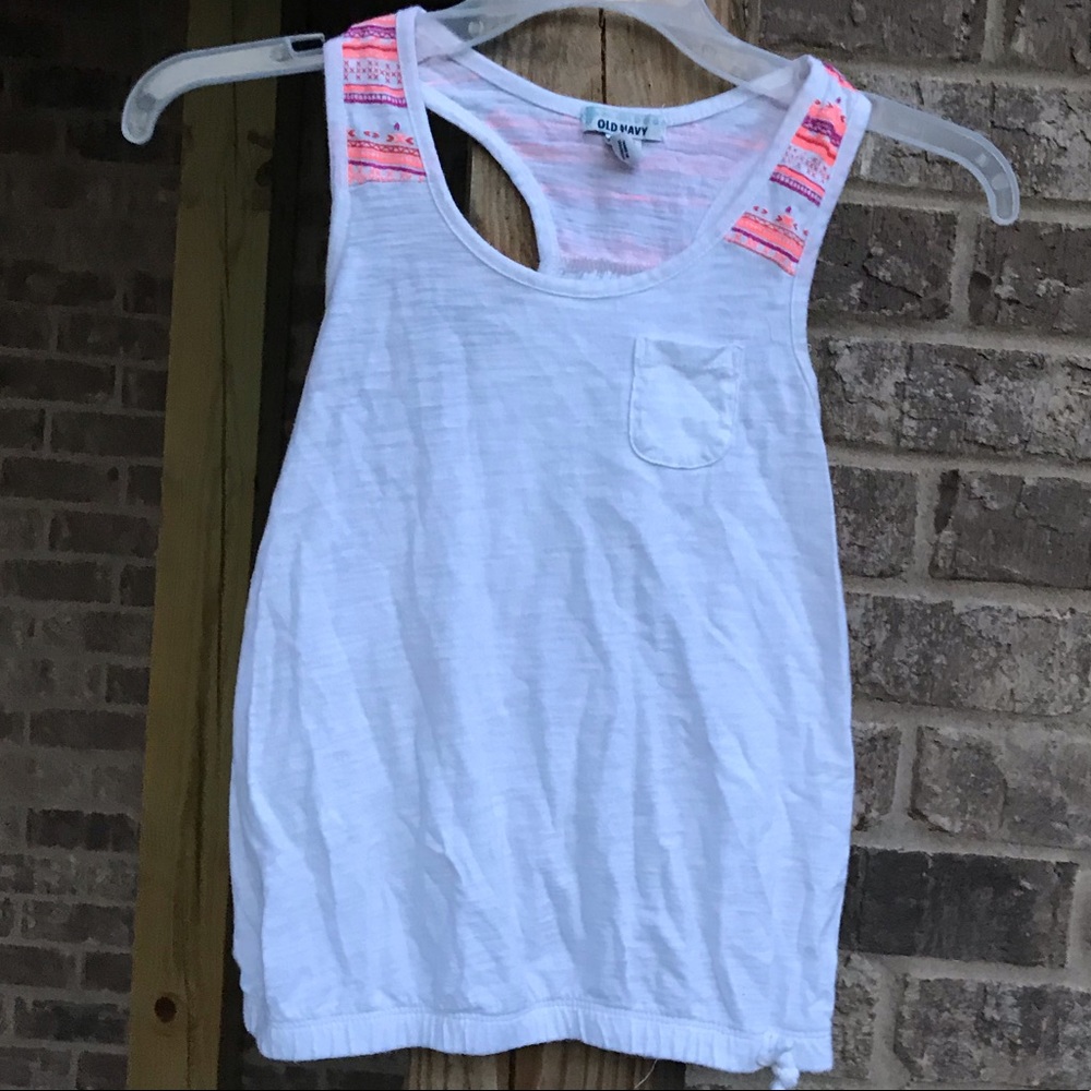 Old Navy tank top w/ pop of color
